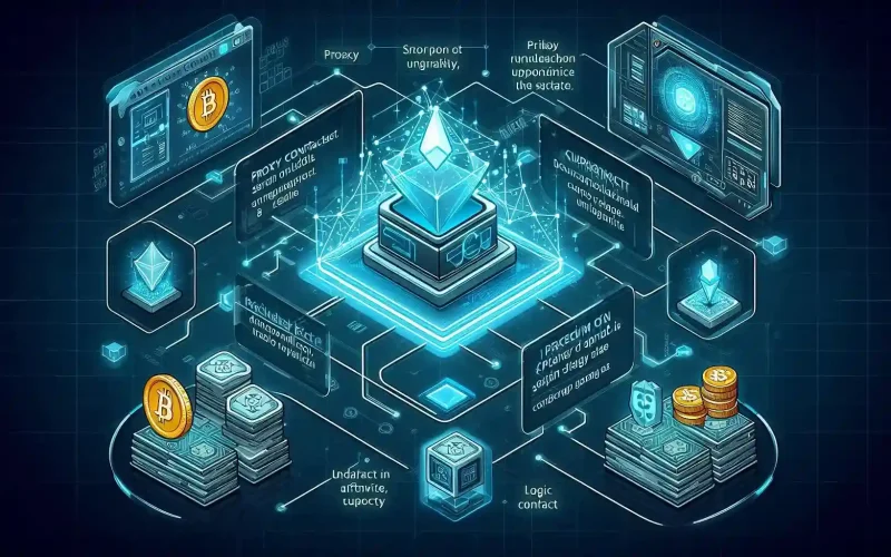 Proxy-Upgradeability in Smart Contracts