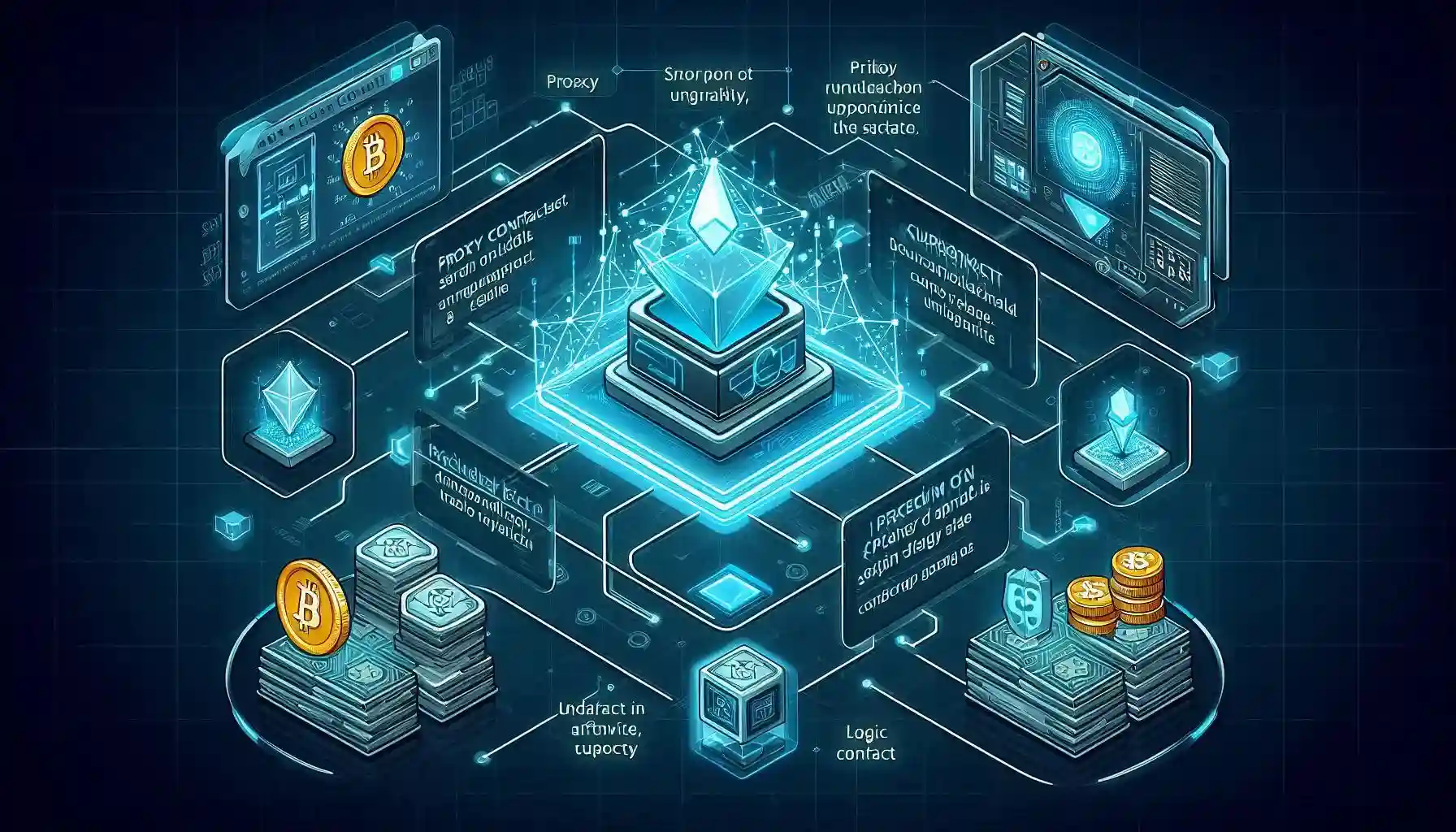 Proxy-Upgradeability in Smart Contracts