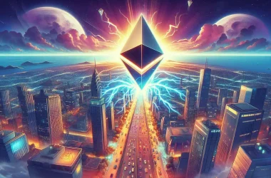 The purpose of the image is to visually convey Ethereum's significant price surge and the anticipation surrounding the upcoming launch of spot Ethereum ETFs, enhancing the appeal and informativeness of the news article thumbnail.