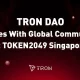 TRON DAO Unites With Global Community at TOKEN2049 Singapore