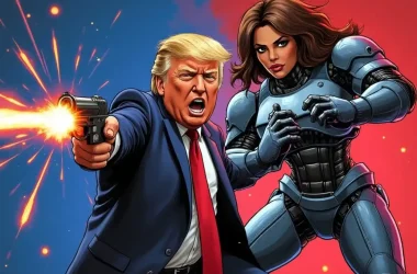 Trump McDonald’s Cosplay Boosts MAGATRON Over Kamacop in FreeDum Fighters Race, Presale Raises Over $200K in 4 Days