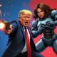 Trump McDonald’s Cosplay Boosts MAGATRON Over Kamacop in FreeDum Fighters Race, Presale Raises Over $200K in 4 Days