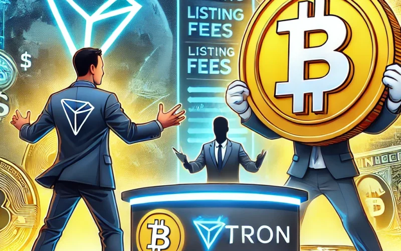 TRON Founder Says Coinbase Requested $80M in TRX and $250M in BTC for Token Listing