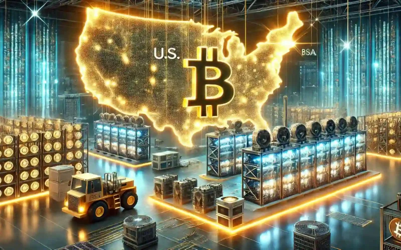 US Dominates Bitcoin Mining with Over 40% of Global Hashrate at End of 2024